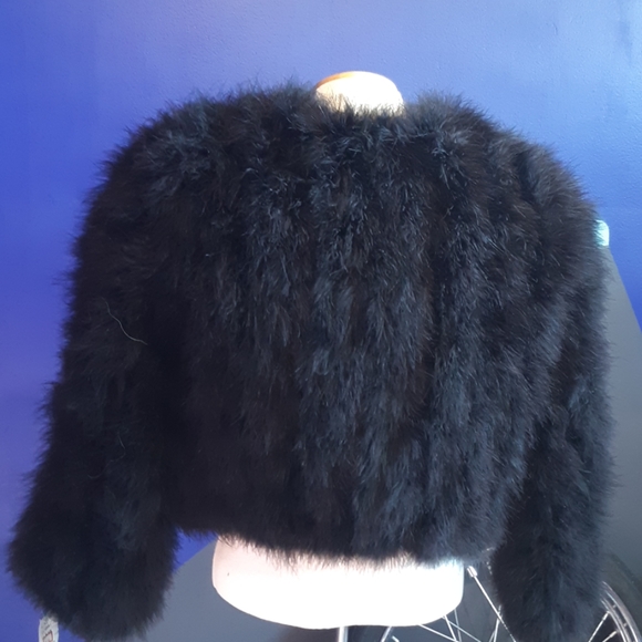 Black fur jacket - Picture 2 of 2